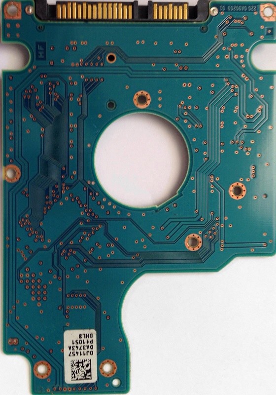 PCB HTS547575A9E384 0J11457 DA3743A P/N: 0J11563 MLC: DA4124 Hitachi