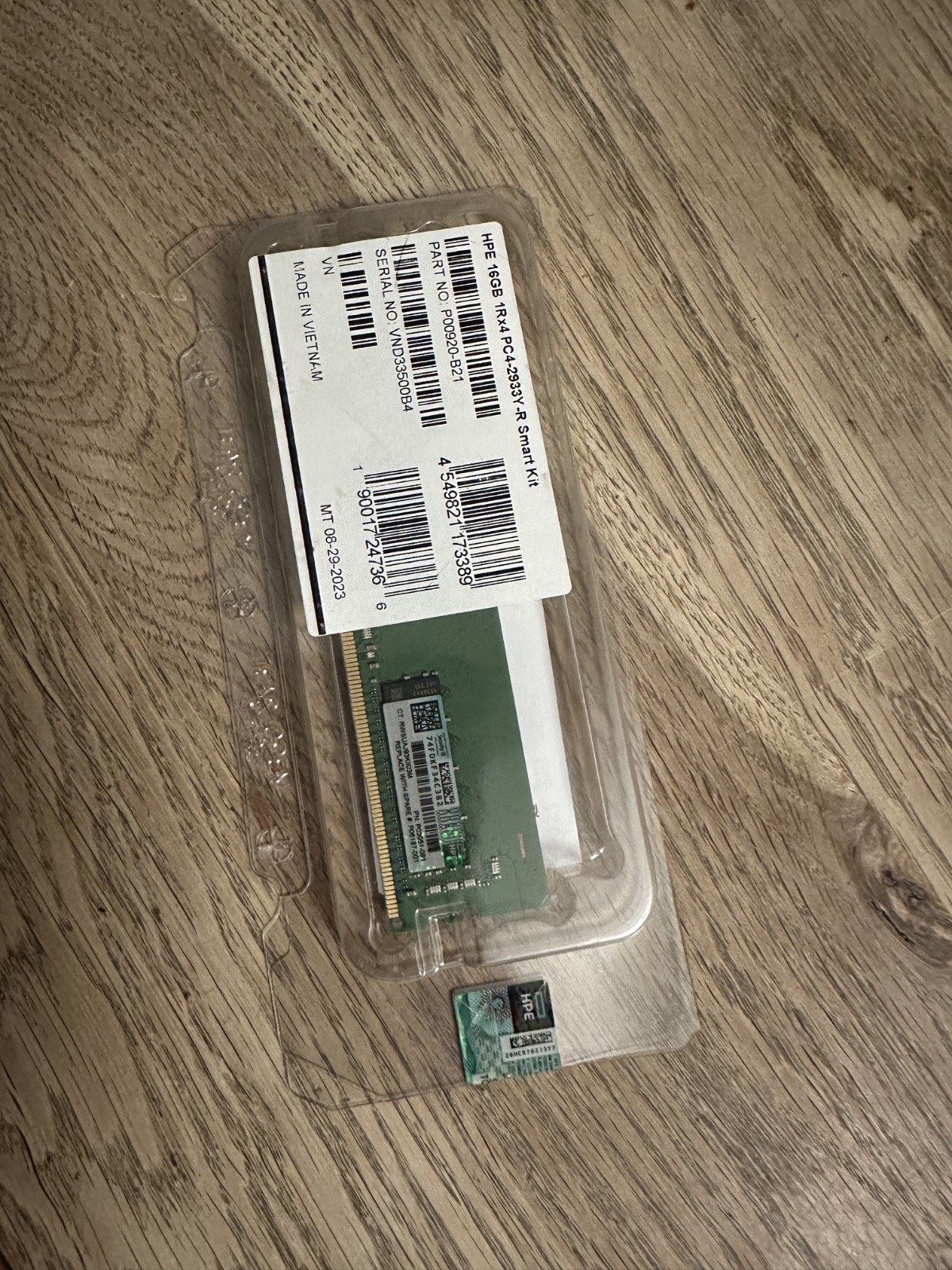 HPE 16GB 1Rx4 PC4-2933Y -R Smart Kit P00920-B21
