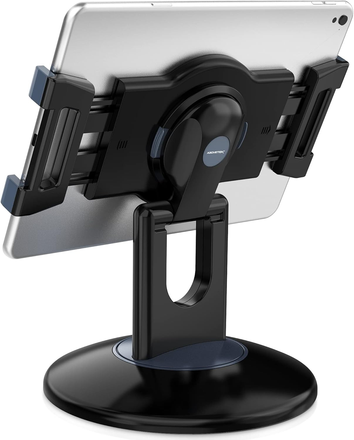 Abovetek Retail Kiosk Ipad Stand, 360° Rotating Commercial POS Tablet Stand, Fit