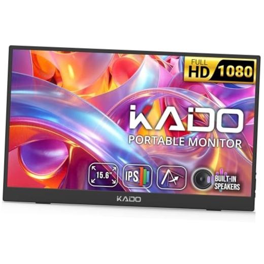 15.6 Inch 1080p FHD Ultra-Slim Laptop Monitor Second Display 1-Pack Single Set