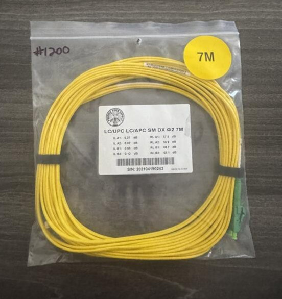 LC/APC-LC/UPC Singlemode Duplex Patch Cable 7M (J-LACLPC102DX007M)