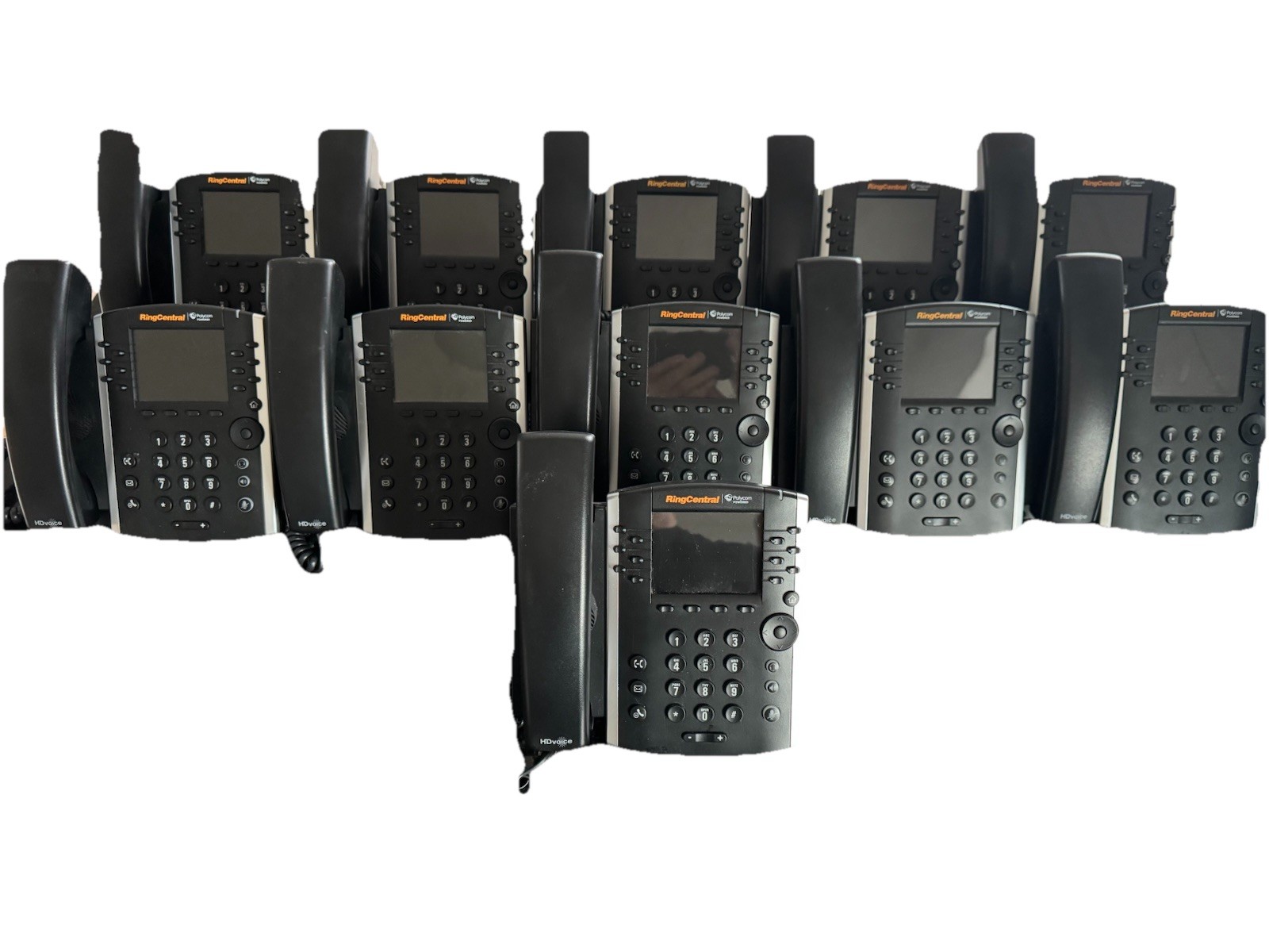 Polycom VVX 411 Gigabit PoE 12-line IP Phone - Ringcentral
