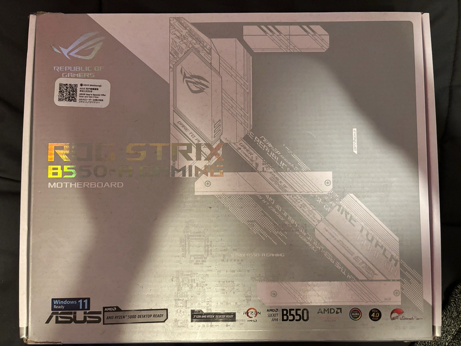 ASUS ROG Strix B550-A Gaming ATX AM4 DDR4 WIFI Motherboard 2.5G LAN BIOS