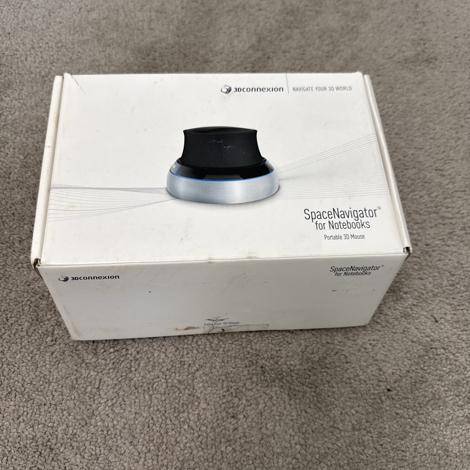 3Dconnexion SpaceNavigator for Notebooks Portable USB Wired 3D Mouse 2-Button