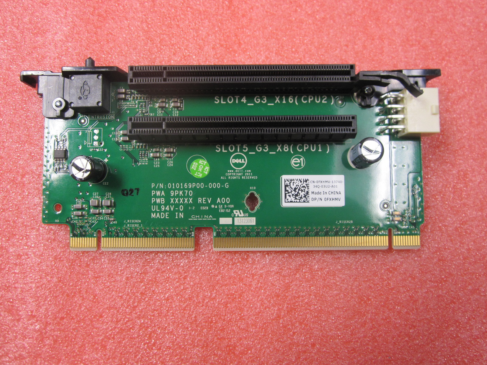 Dell 0FXHMV PowerEdge R720 R720XD #2 Riser Card B-6 FXHMV