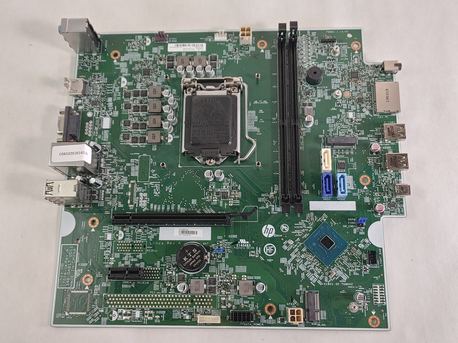 Lot of 5 HP 942012-001 Pavilion 590 LGA 1151 DDR4 Desktop Motherboard