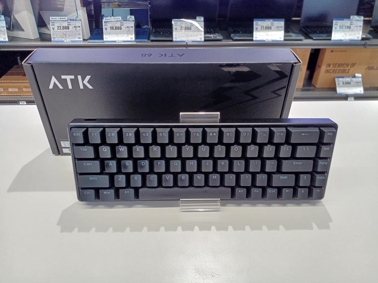 ATK 68-Key Mechanical Gaming Keyboard US Layout Wired USB Backlit Used