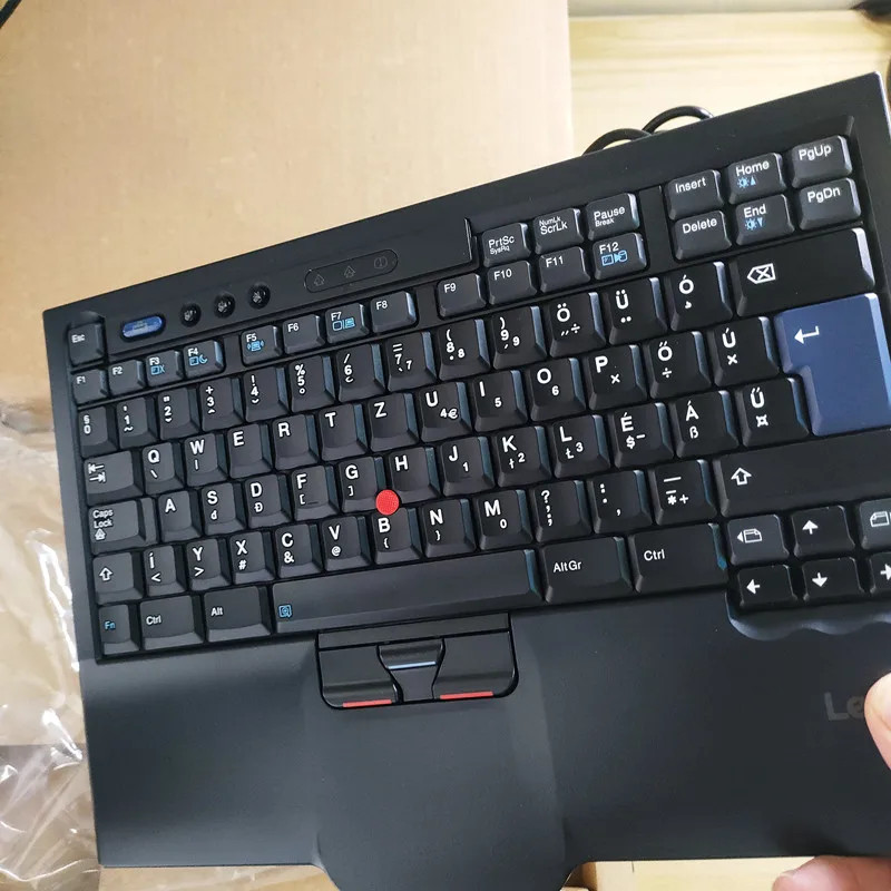 Hungary layout USB Small Red Dot Wired Keyboard for Lenovo Thinkpad sk-8845cr 