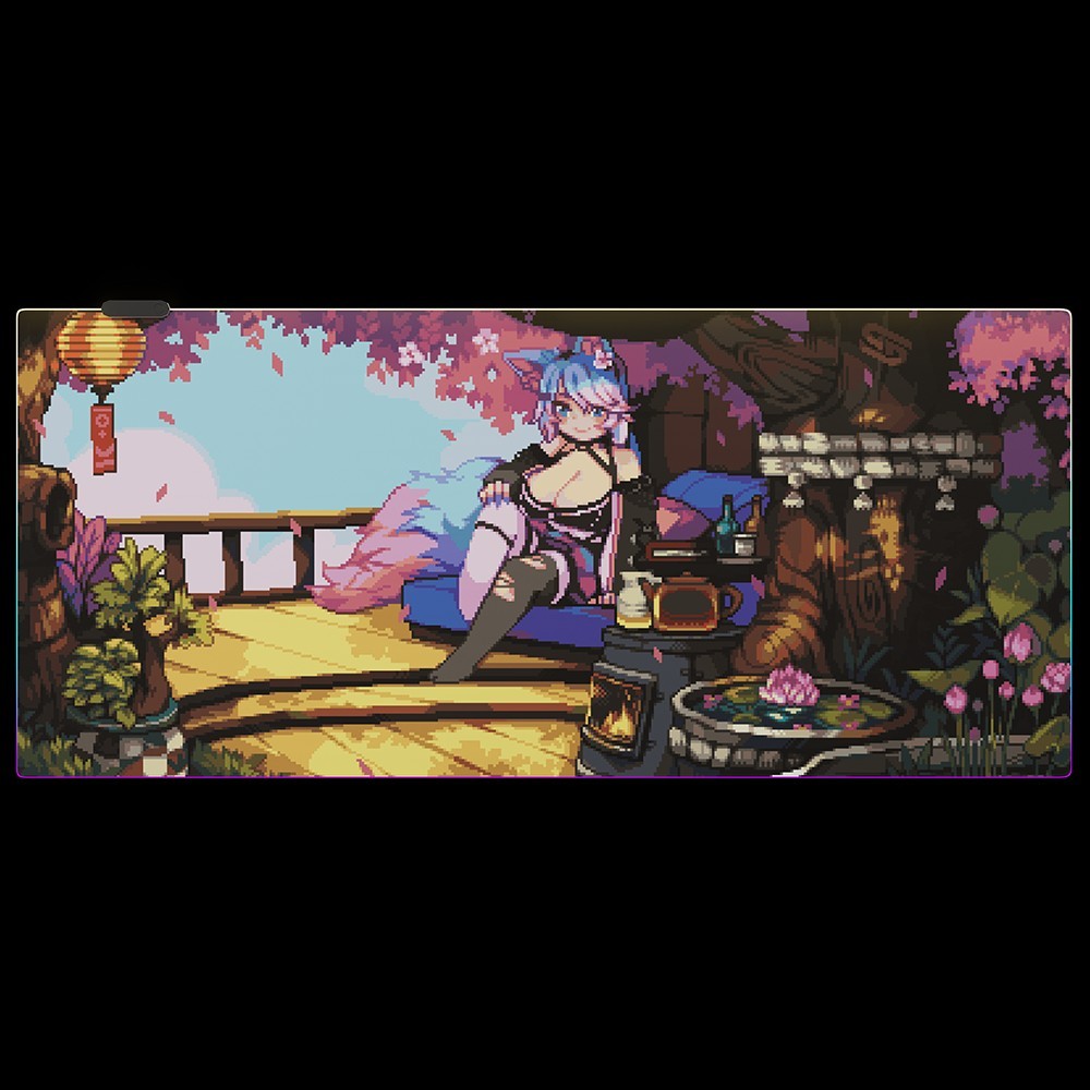 GamerSupps x Silvervale RGB Light Up Mouse Pad Desk Mat Limited Edition NEW