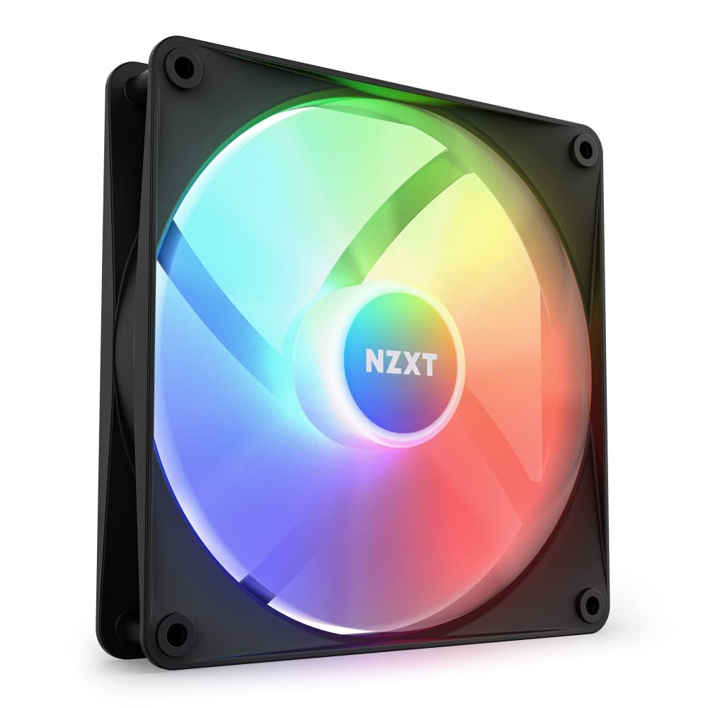 NZXT 140mm Black RGB Fan Fluid Dynamic Bearing PWM Control High Airflow