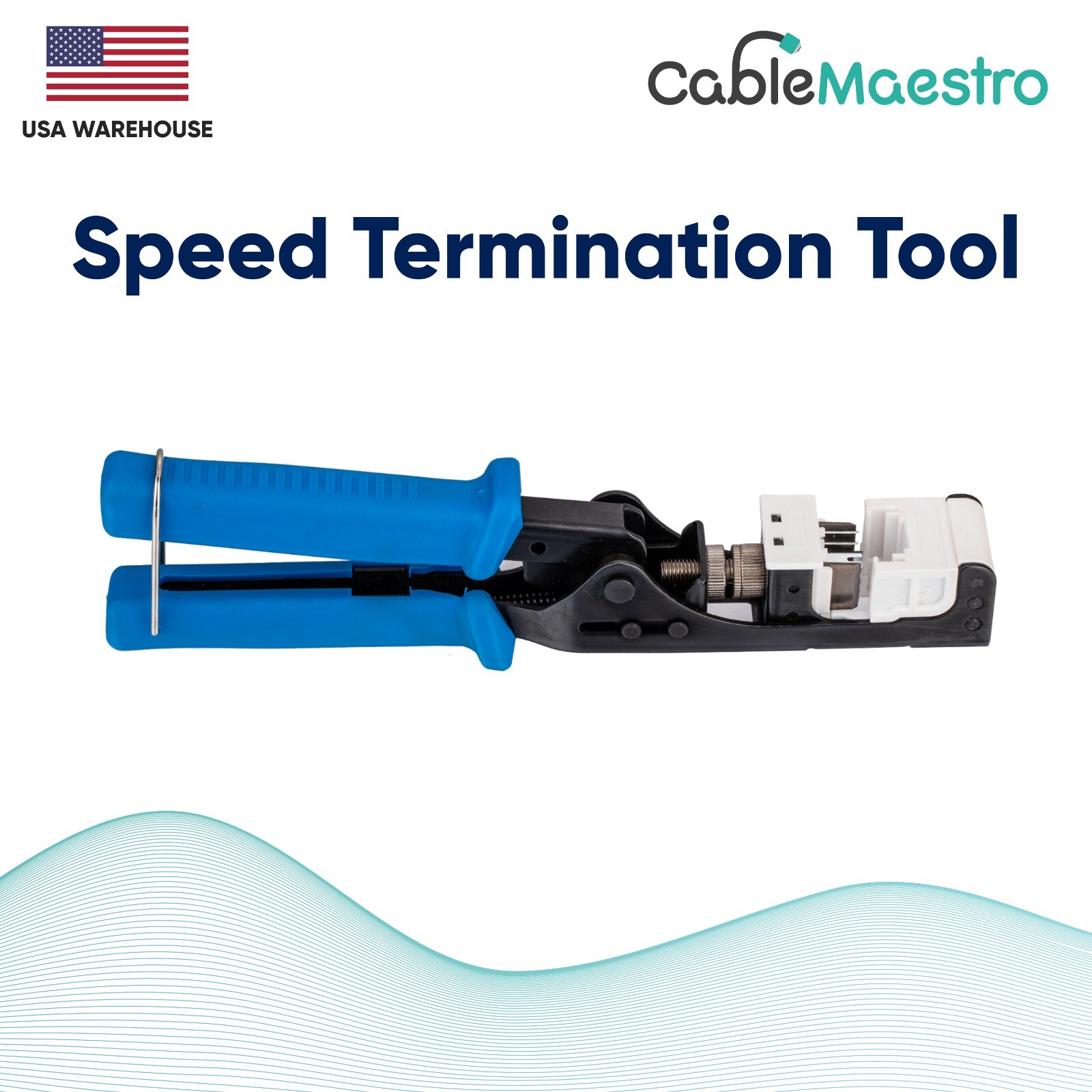 Speed Termination Tool Easy Punch Down Stainless Steel Blades For LAN Keystones