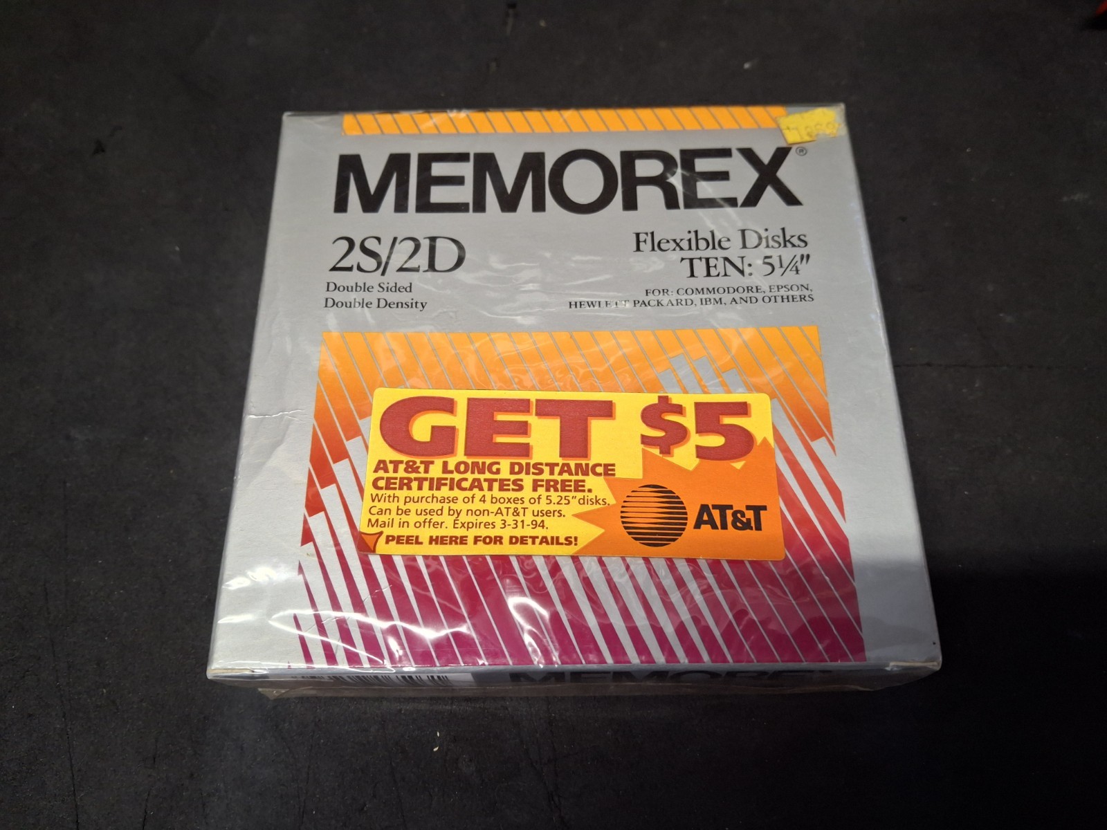 MEMOREX 2S/2D Flexible Floppy Disks 5-1/4", 2 x 10 Packs Sealed