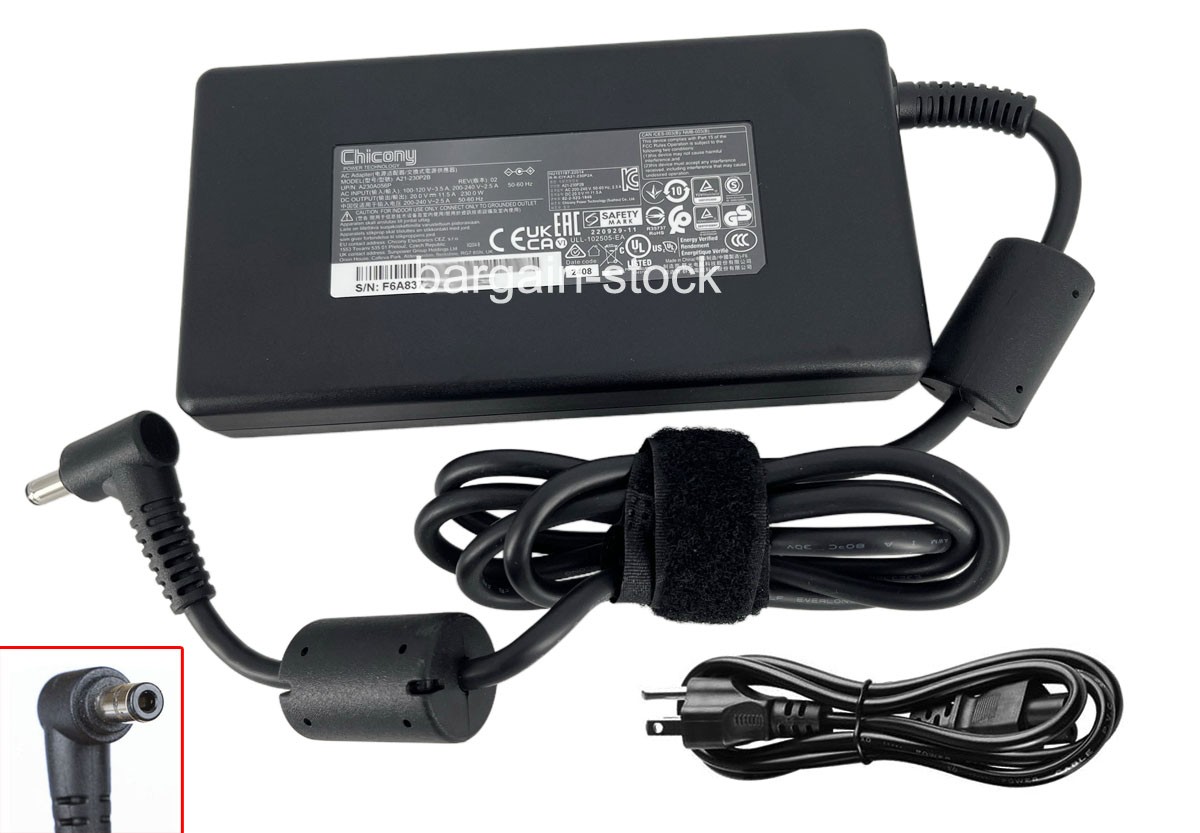 Original 20V 11.5A 230W AC Adapter Charger For GIGABYTE Aorus 17G YB XB WB KB SB