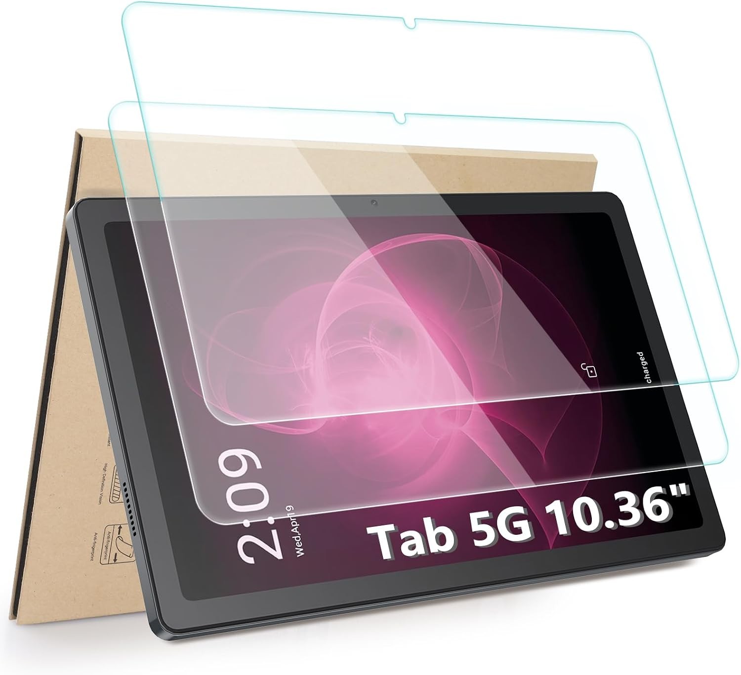Sleeve for 10.36" Tablet, Tempered Glass, Anti-Scratch, Easy Installation