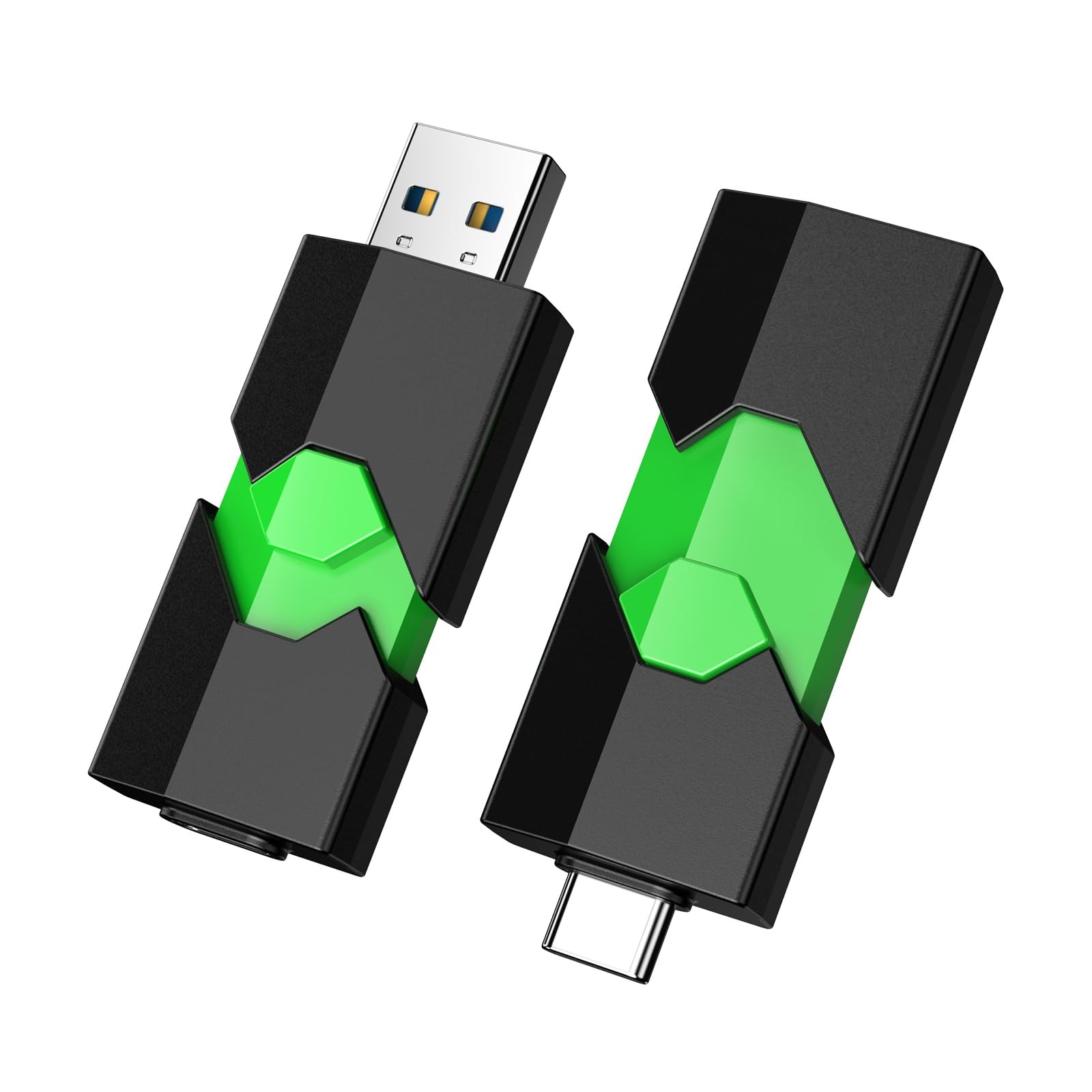128GB USB C Flash Drive 1 Pack Dual Flash Drive USB-C Photo Stick