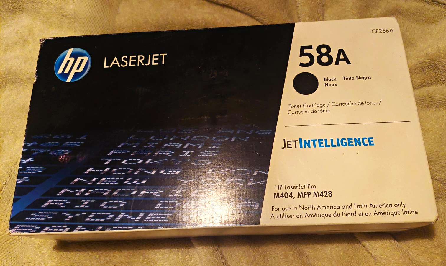 HP 58A CF258A Genuine Black Laser Toner Cartridge for M404 MFP M428