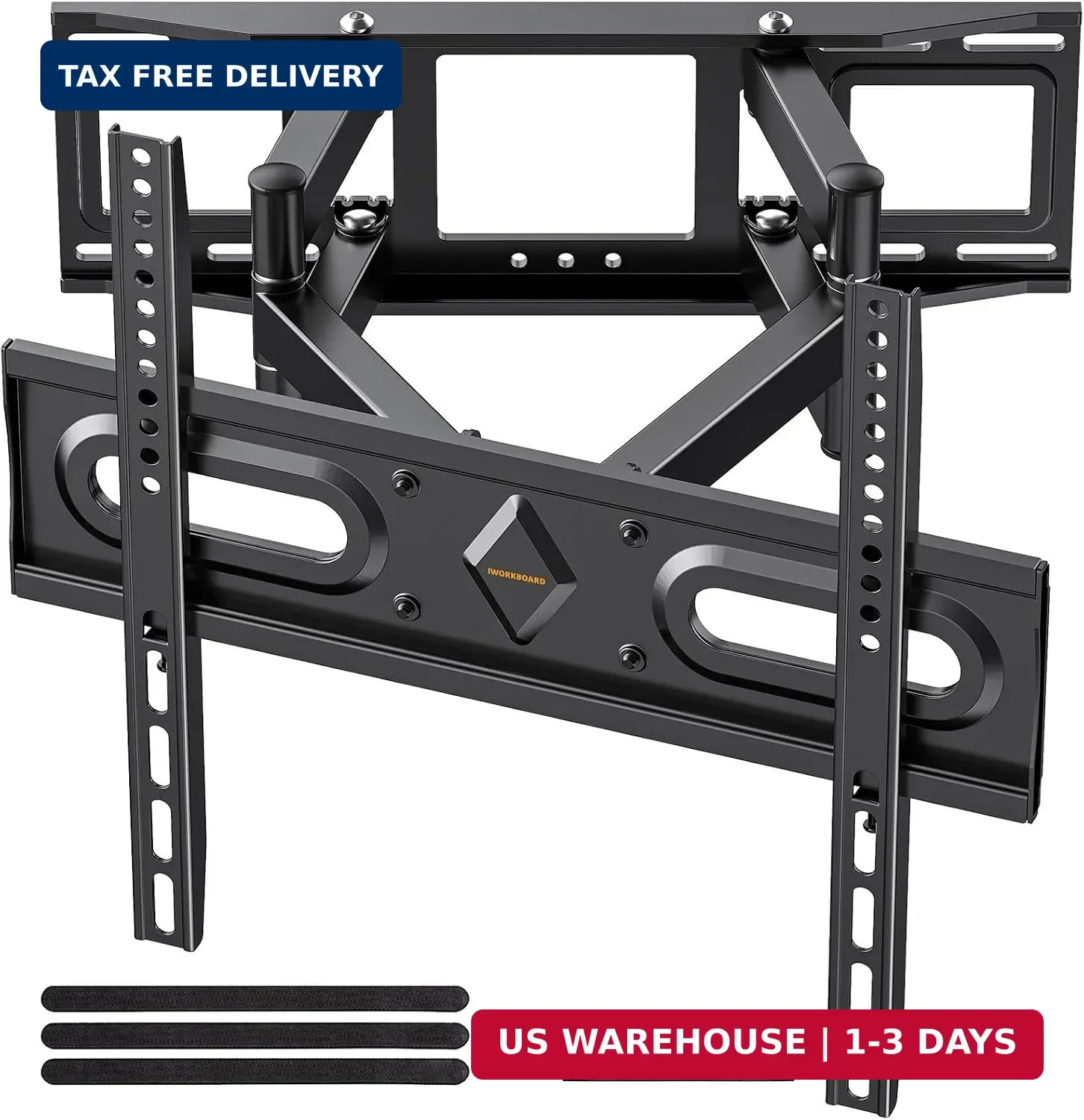 50 55 65 inch Full Motion TV Wall Mount for 32-70 inch TV Bracket, Dual articula