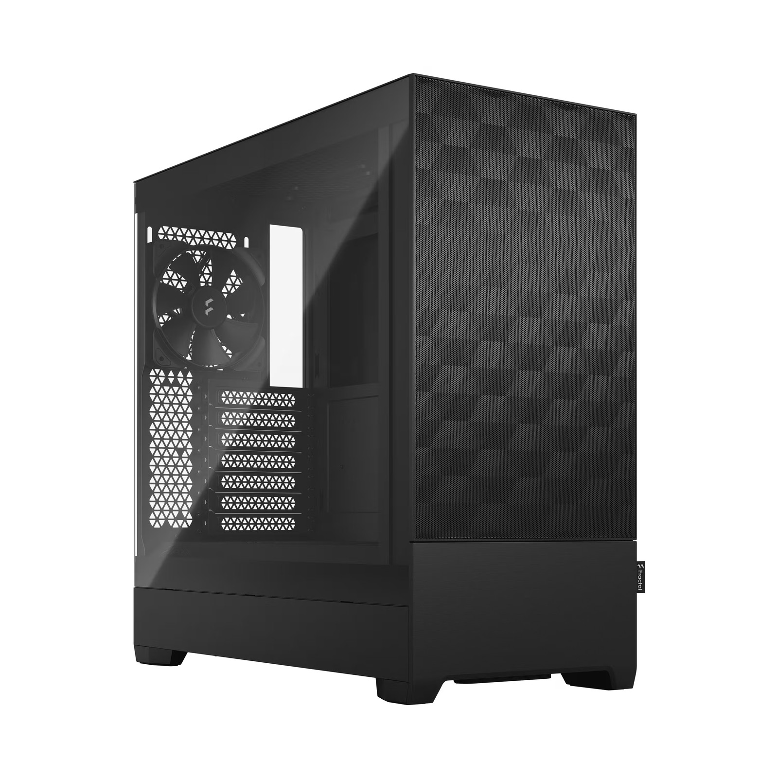 Fractal Design - Pop Air Black TG ATX High-Airflow Clear Tempered Glass Windo...