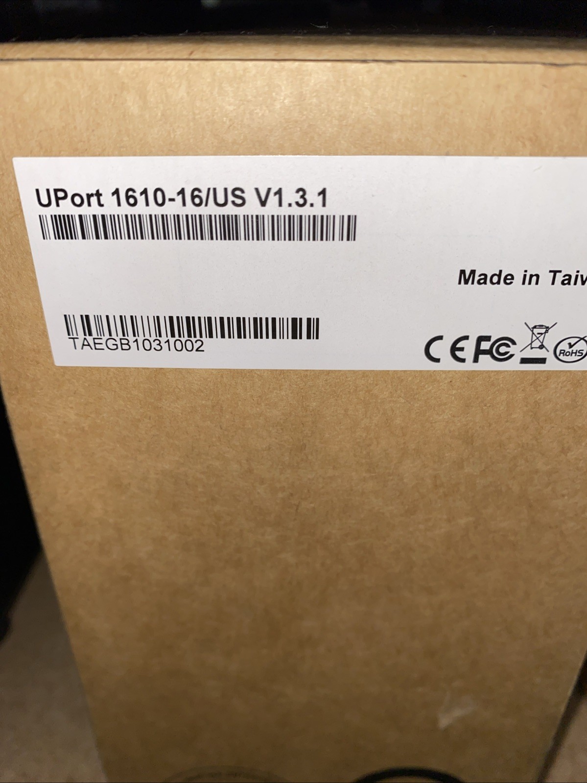 Moxa Uport 1610-16 /US V1.3.1 ION SA5600 16  Port USB Expansion Open Box