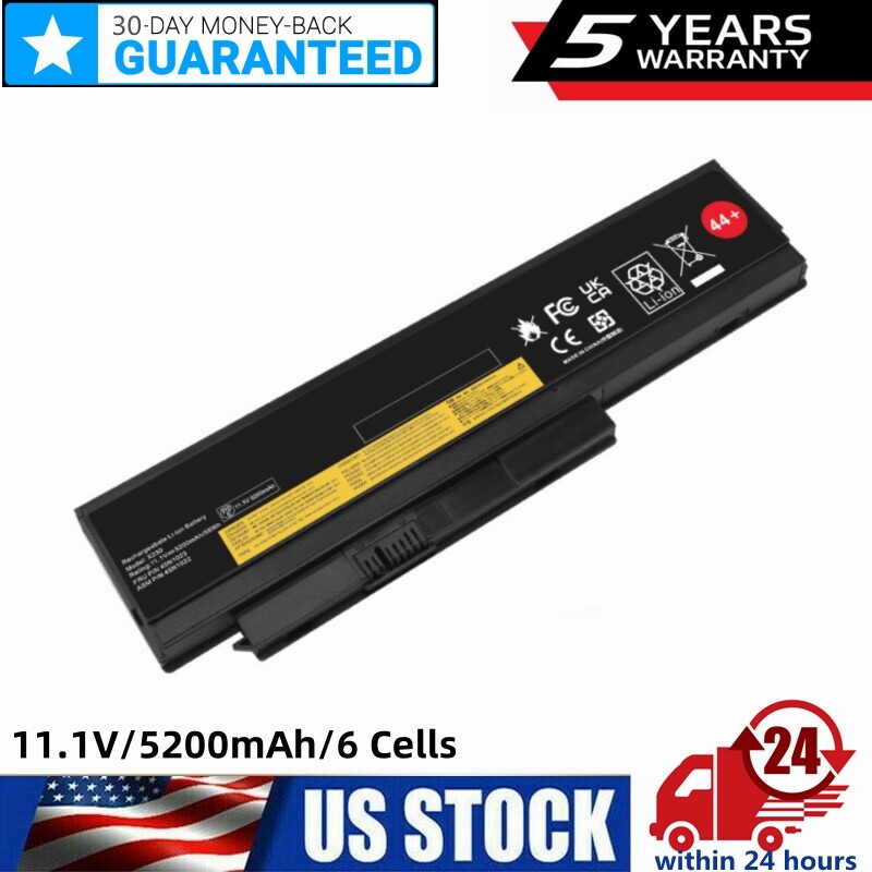 44+ 6 Cell X230 X220 Battery For Lenovo ThinkPad X230i X220i 45N1024 45N1025 