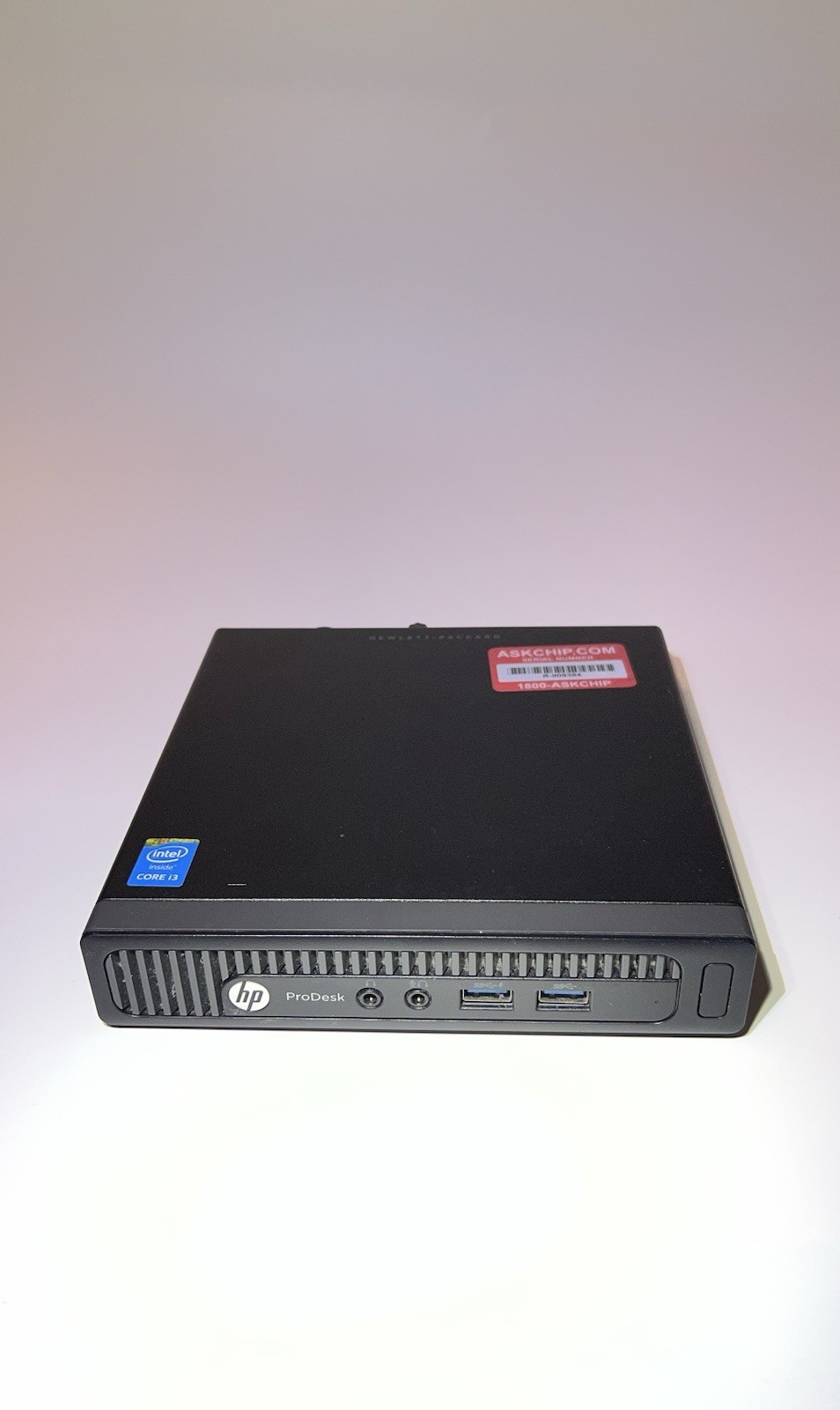 HP ProDesk 600 G1 DM | i3,  3.10GHz  8GB RAM, 500GB HDD, Windows 10. K1K21UT#ABA