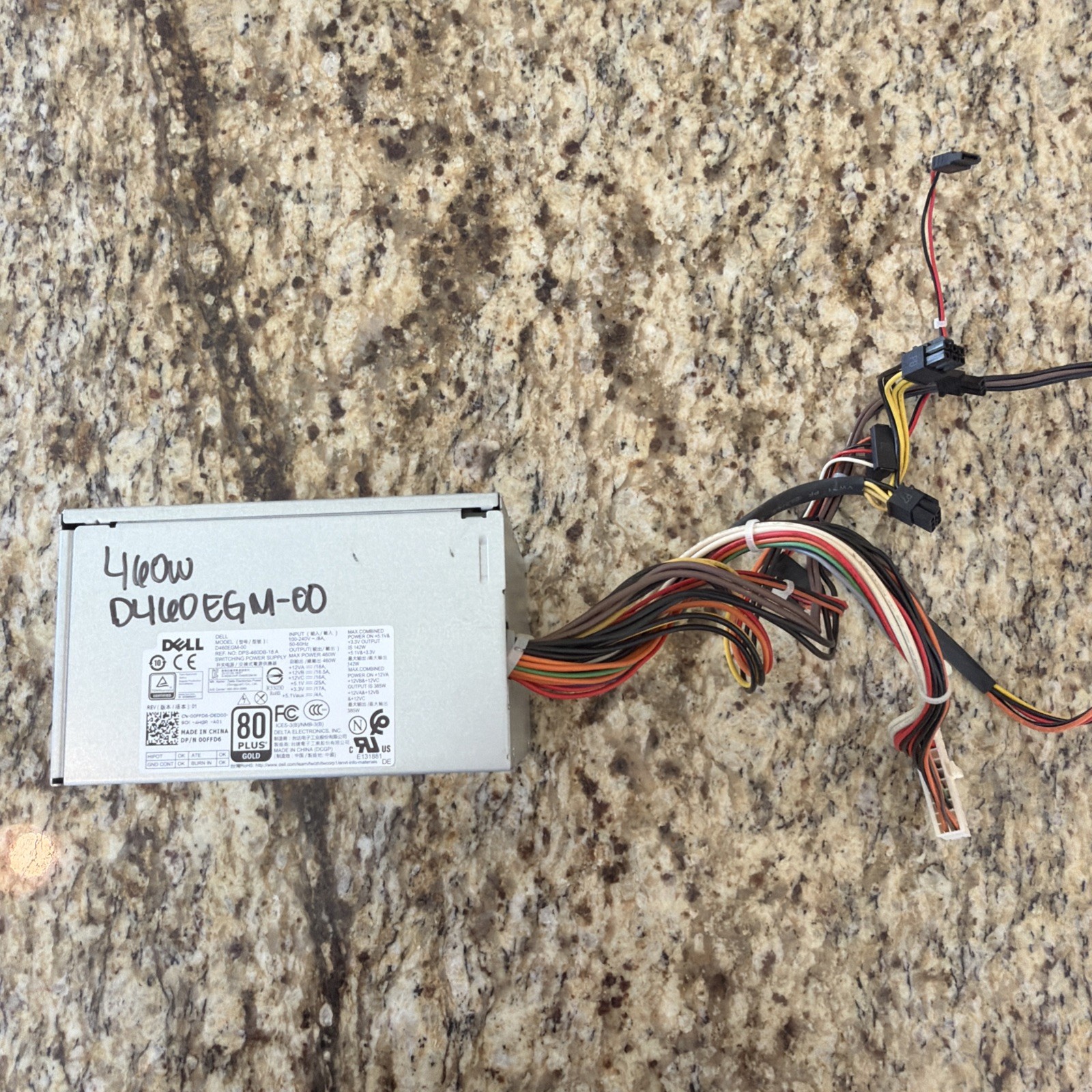 Dell D460EGM-00 460W 80 Plus Gold Switching Power Supply Unit 00FFD6