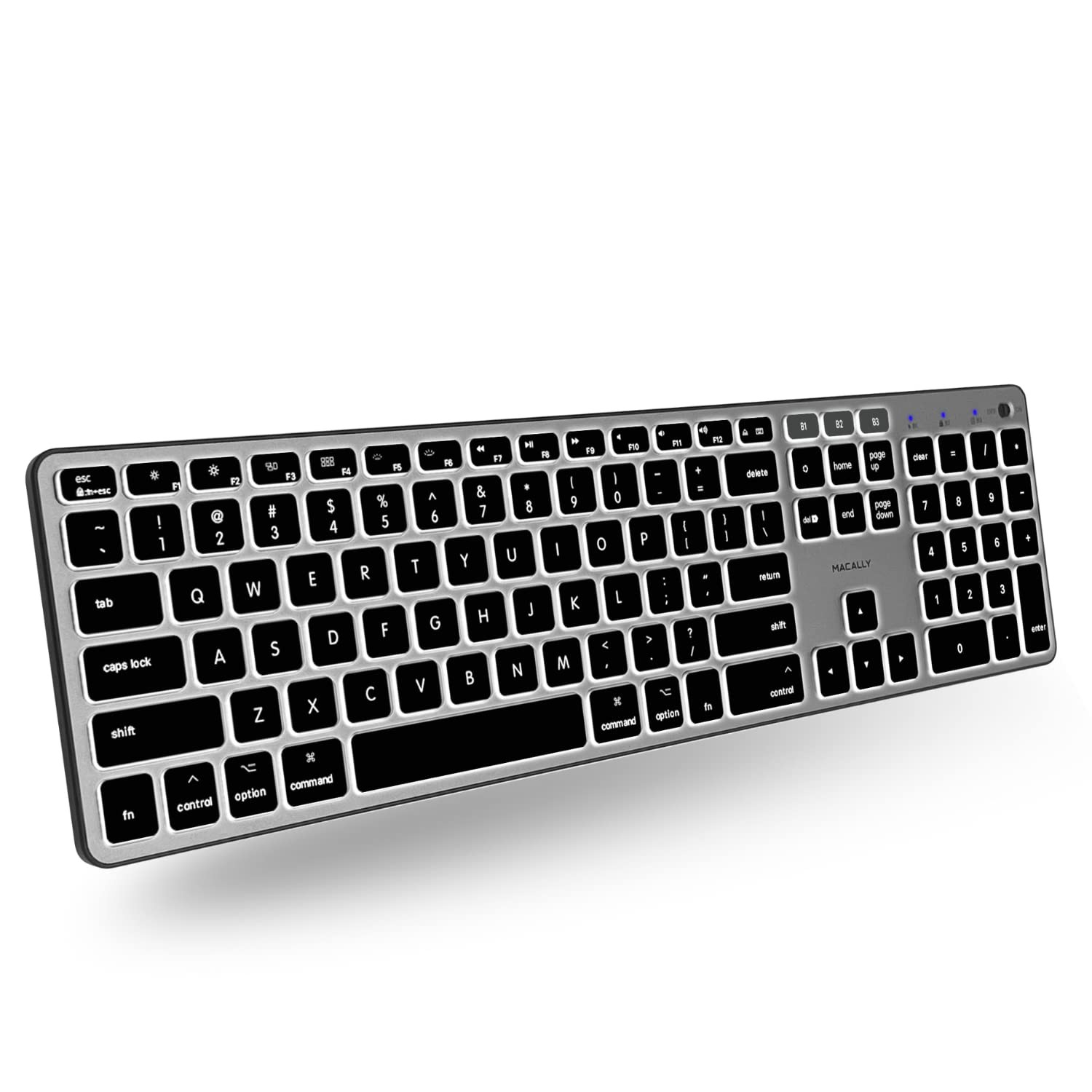 Backlit Bluetooth Keyboard for Mac - Compatible Apple Keyboard Wireless - Mul...