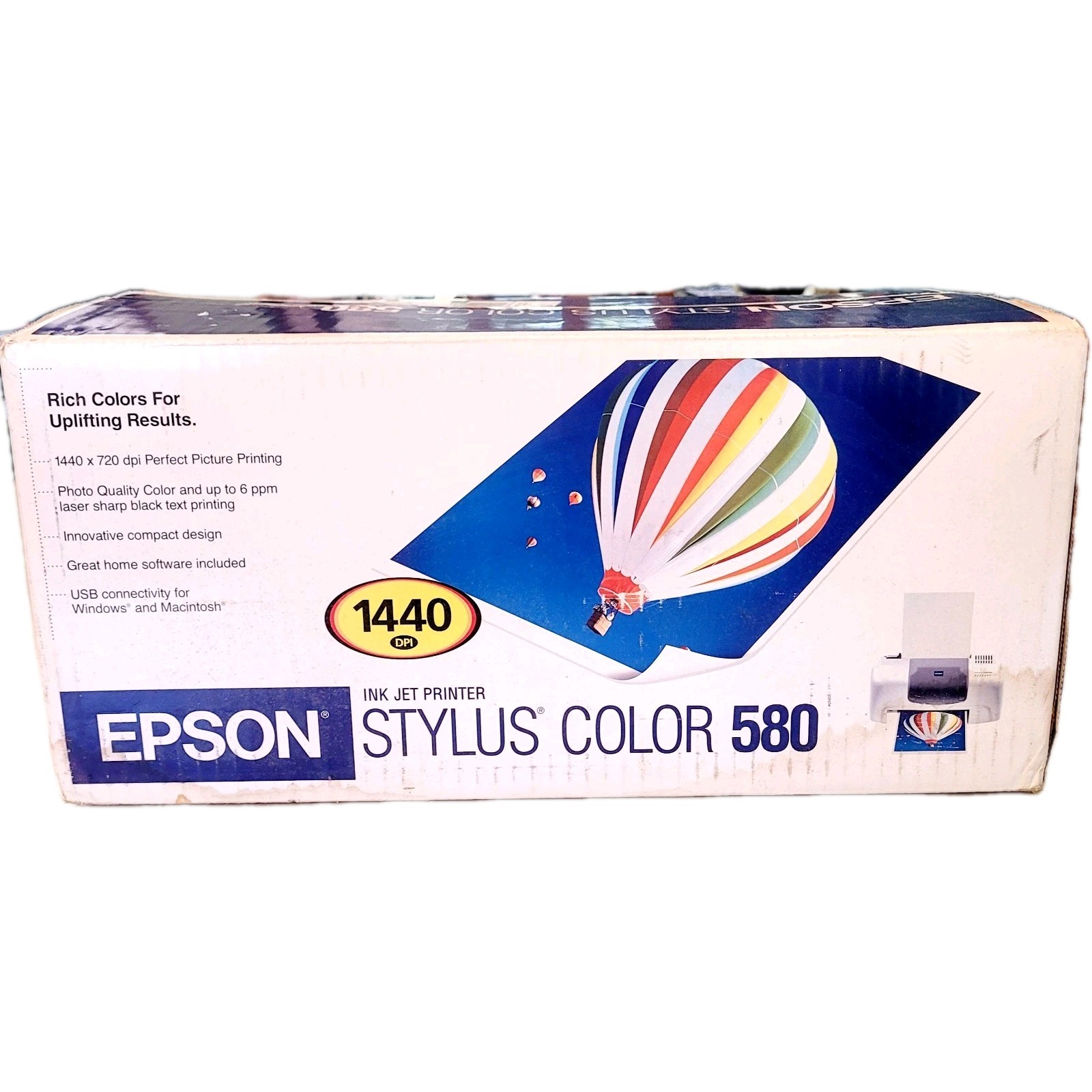 Epson Stylus Color 580 Ink Jet Printer 1440 DPI 120V New Open Box