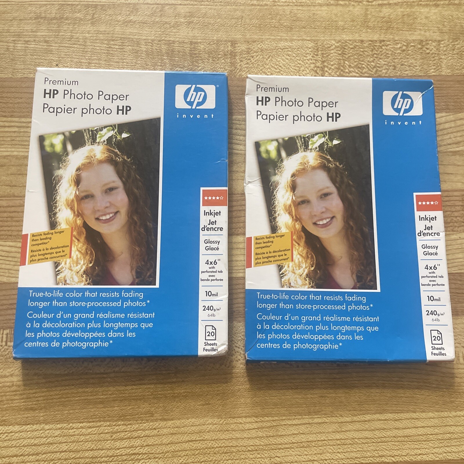 HP Premium GLOSSY 4X6 Ink Jet Picture Photo Paper 40 SHEETS 10mil OEM