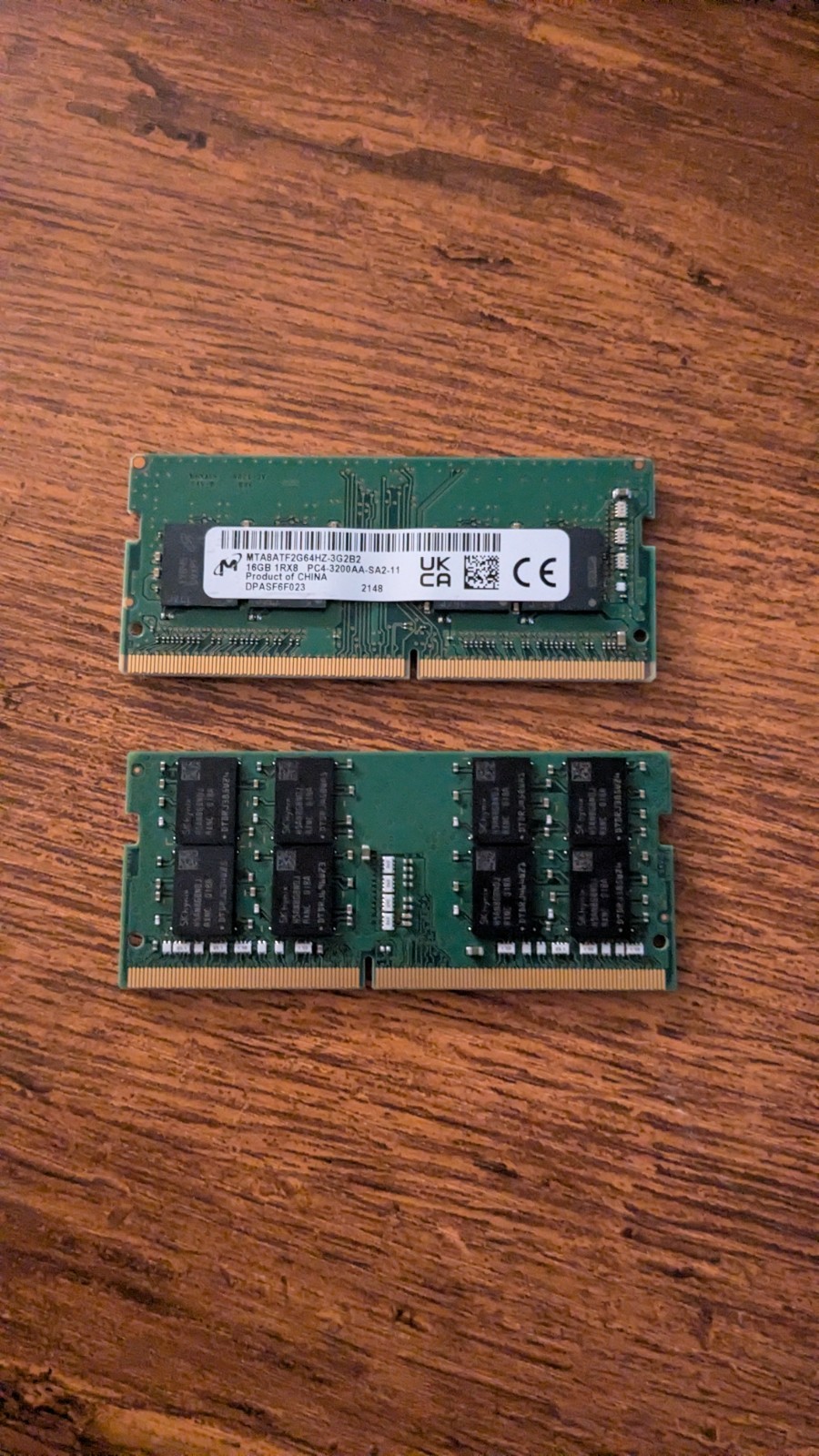 16GB (2 x 8GB) KINGSTON DDR4 1Rx16 PC4-3200AA SODIMM PC4-25600 Laptop RAM Memory