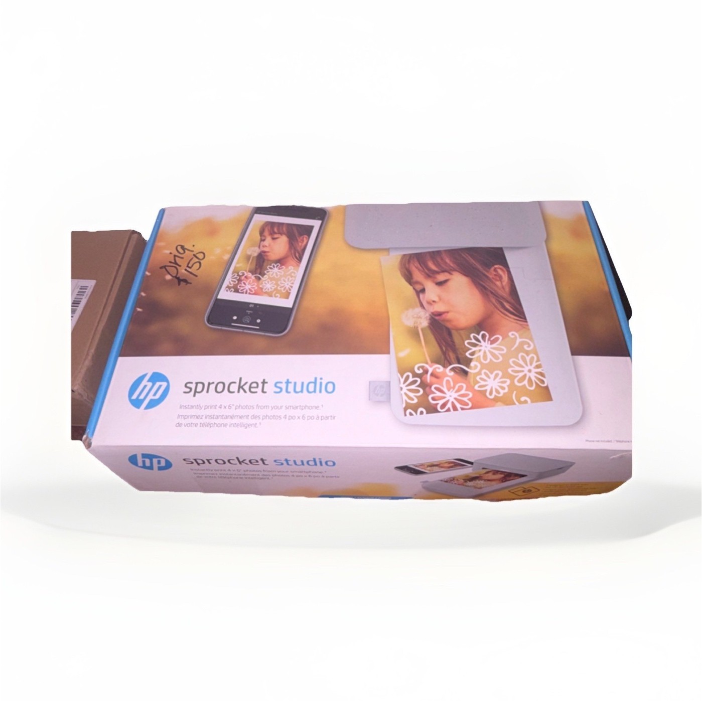 HP Sprocket Studio Dye Sublimation Digital Photo Printer Color 4x6in Portable