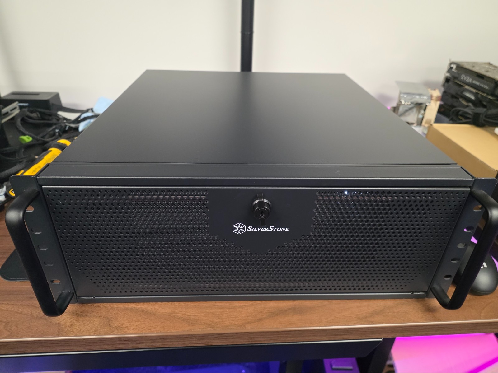 CUSTOM FULLY BUILT Silverstone RM42 4U W/  5950x, Strix mobo, 16gb ddr4, 1tb SSD