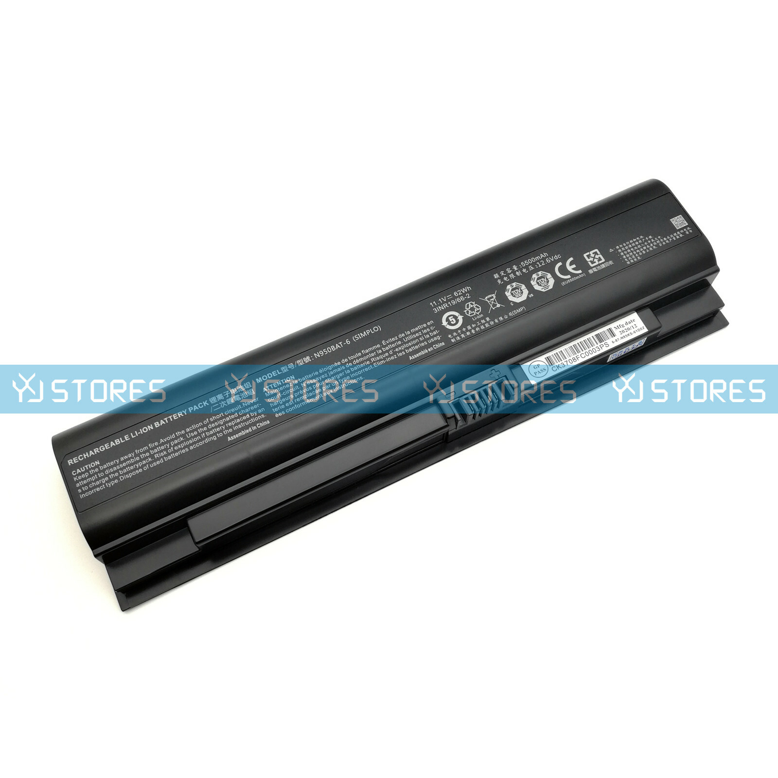 Genuine N950BAT-6 OEM Battery for Hasee ZX7-CP5SC ZX7-CP5S2 ZX7-CP7S2 ZX7-G4D1