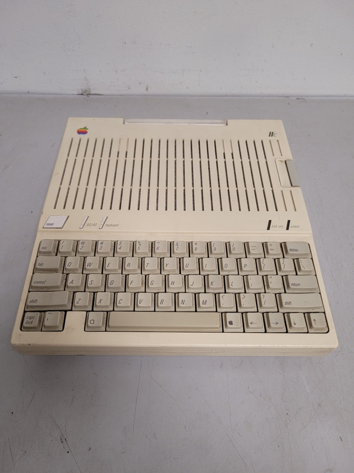 Apple IIC Untested As Is Model A2S4000 No Power Supply UNTESTED parts or repair