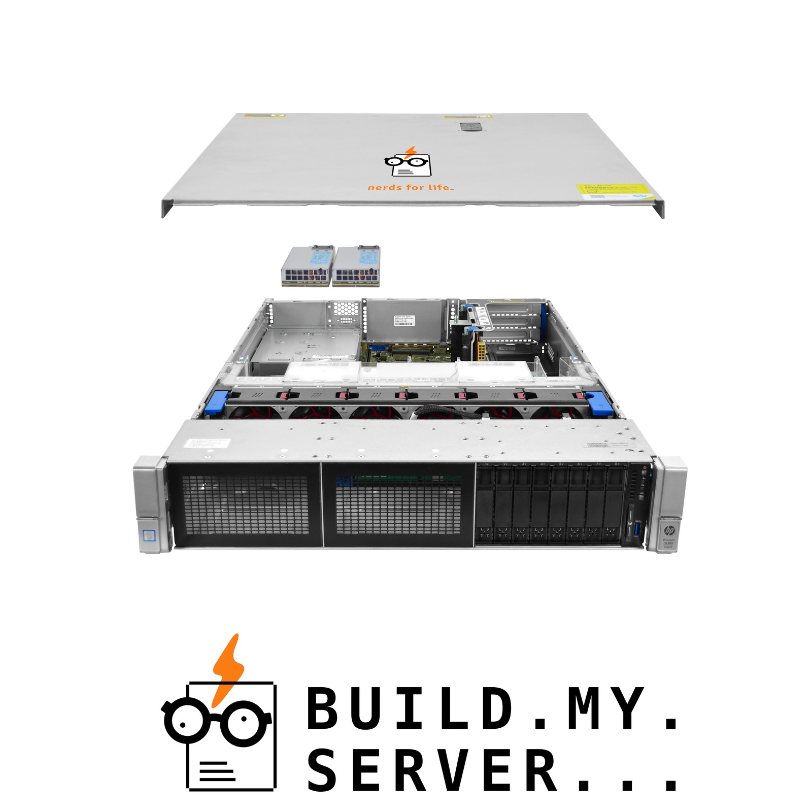 HPE ProLiant DL380 G9 Startup Server 2.60Ghz Quad-Core 64GB RAM 8x Caddies