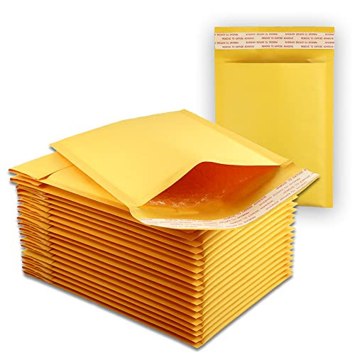  10 Size #0000 4x6 Small Kraft Bubble Mailers Self Sealing Bulk Padded 