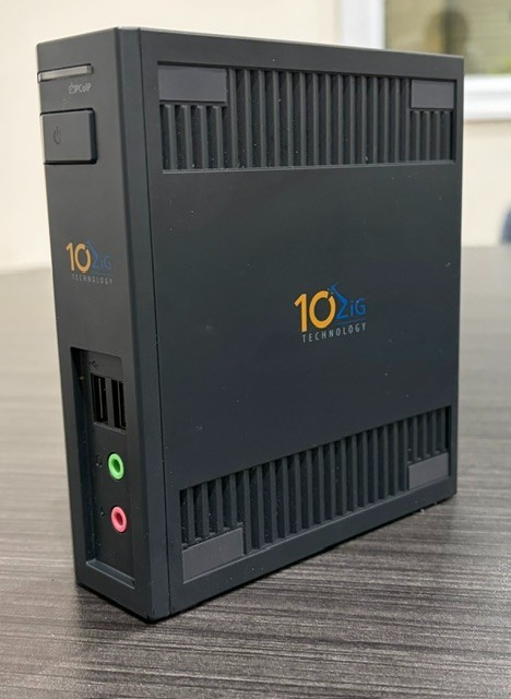 10Zig V1200-P PCoIP Zero Client 4 x USB + RJ45 DVI-D DVI-I 293D No Power Cord