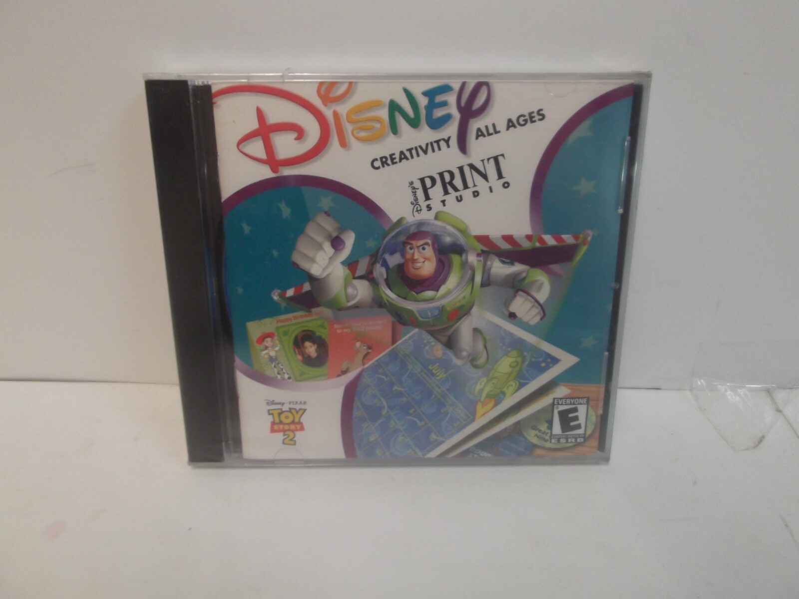 Toy Story 2 Disney Pixar Print Studio CD-Rom Windows PC 95 98 Vintage Software