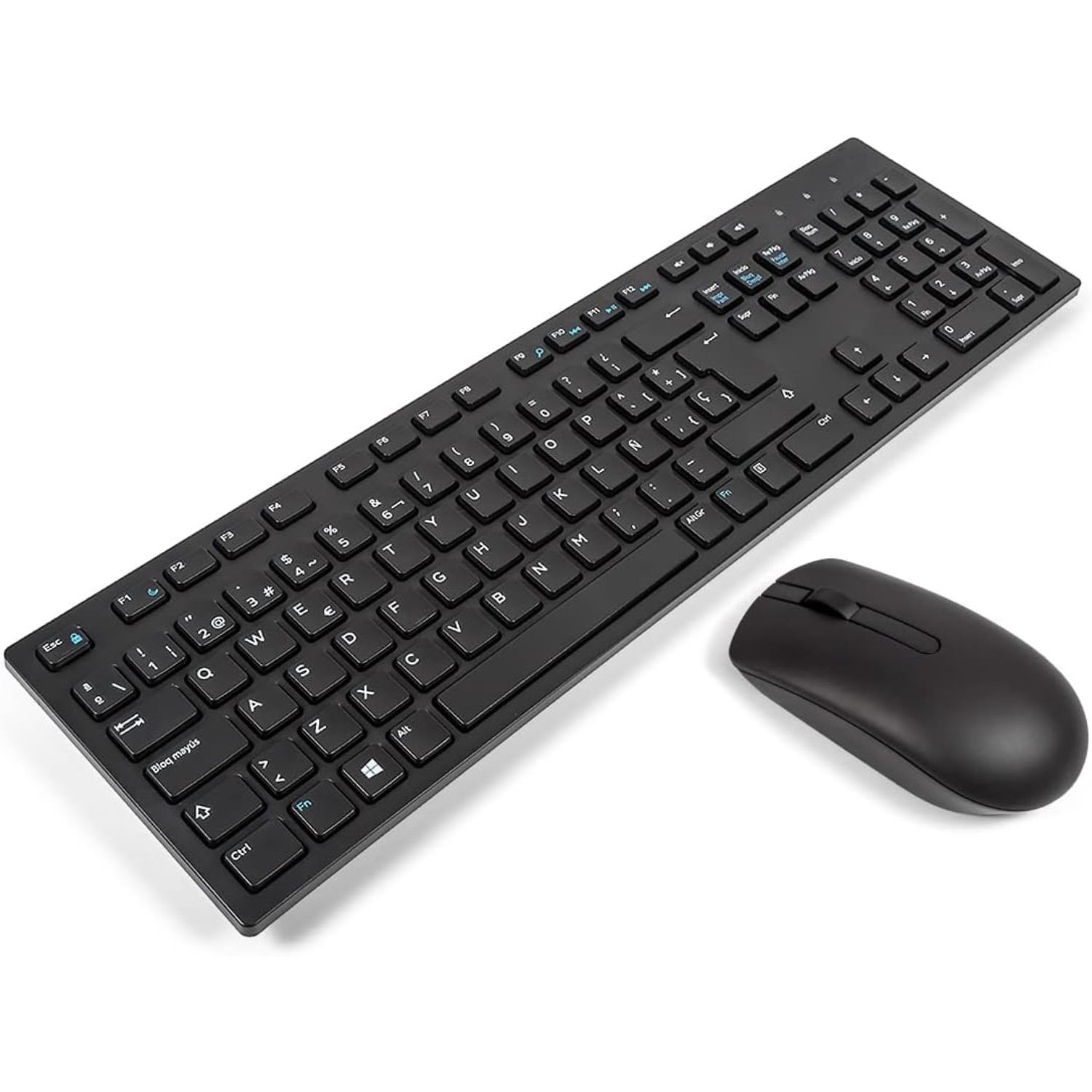 Dell KM636 Wireless Keyboard Mouse Combo 2.4GHz Spanish Latin American 5WH32