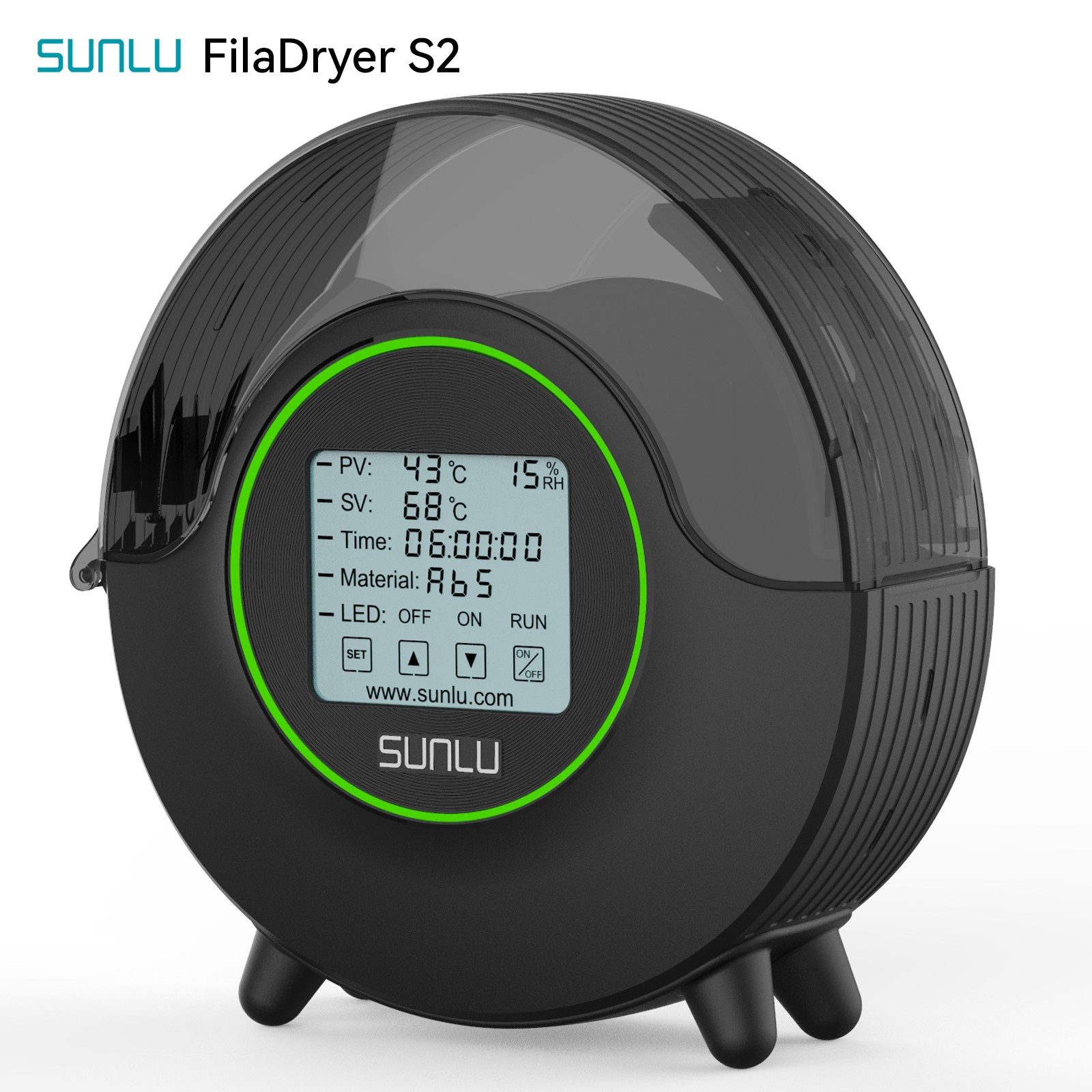 SUNLU 3D Printing-mate FilaDryer S2 Dryer Box for 1.75MM/2.85MM/3.00MM Filament