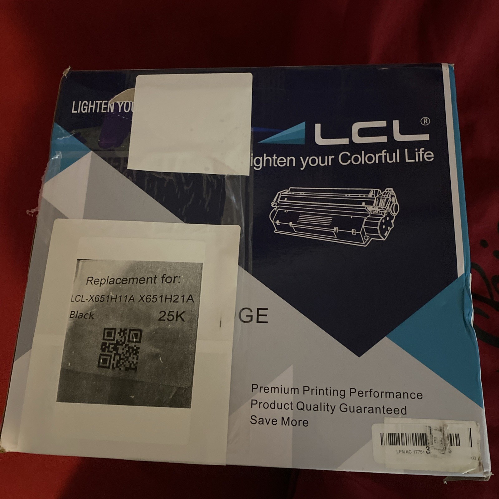 LCL Toner Cartridge T652N Replacement for T650H11A/T650H21A (1 Pack Black)