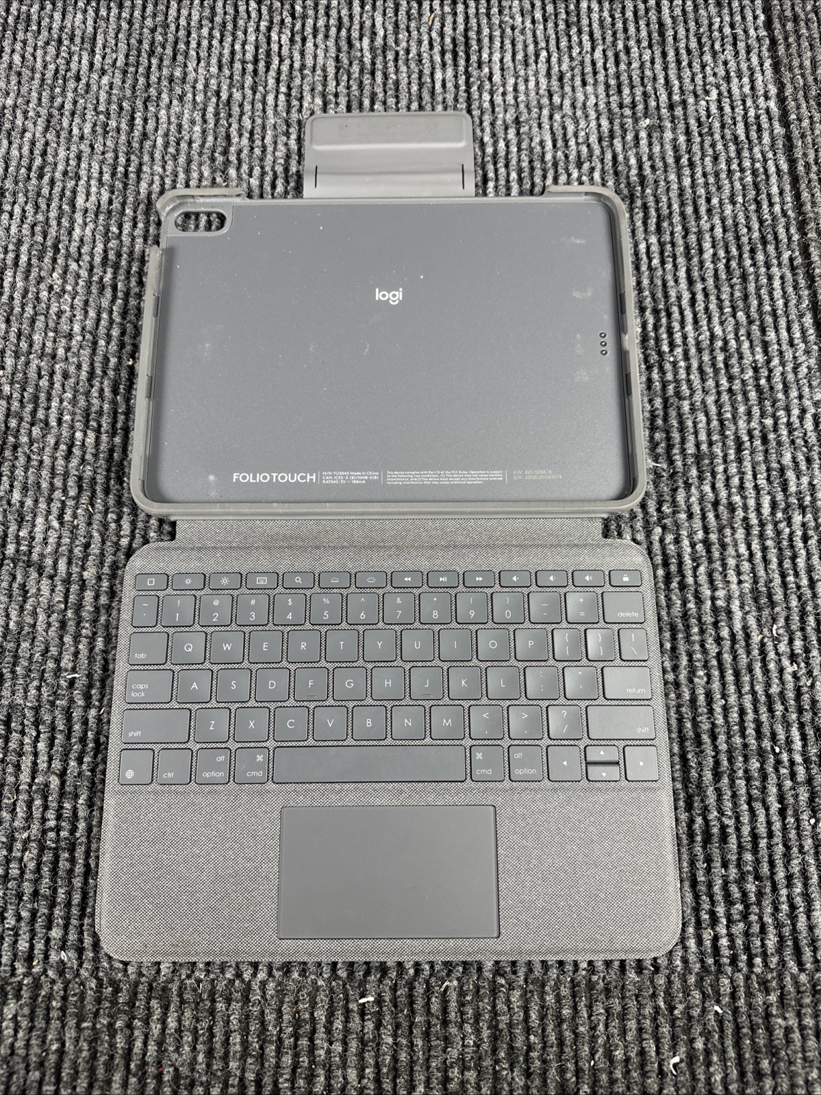 Logitech Folio Touch Keyboard Case w/ Trackpad for iPad Air 4th/5th Gen Graphite
