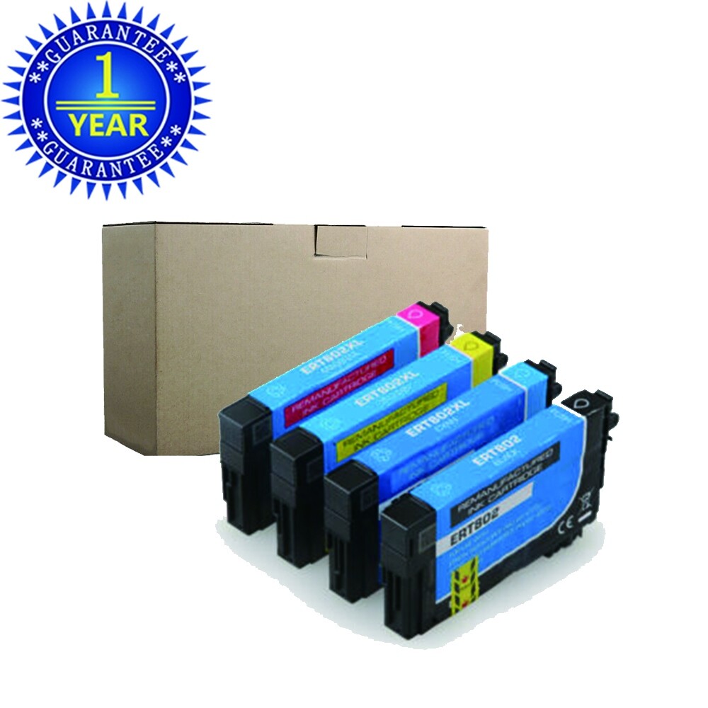 LOT T802 BK 802XL Color Ink Cartridges For Epson WorkForce WF-4720 WF-4730 4734