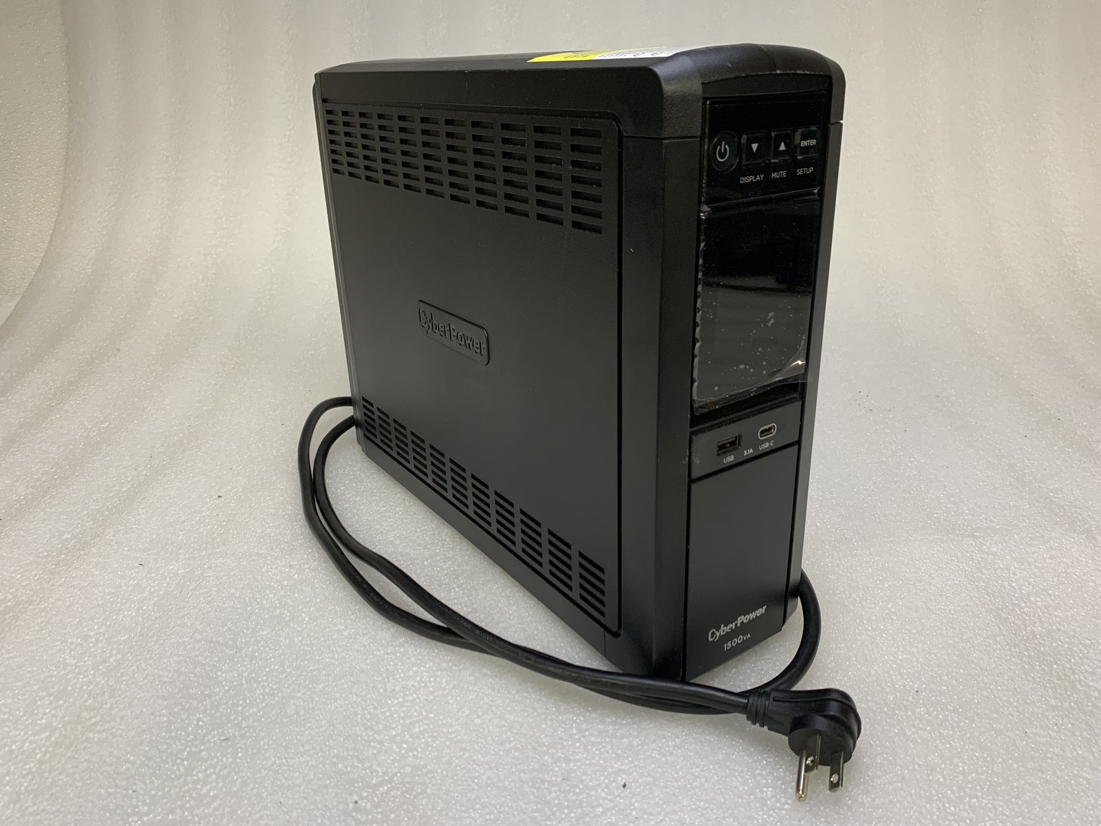 CyberPower CP1500PFCLCDa 1500VA UPS LCD Display Surge Protection NO BATT