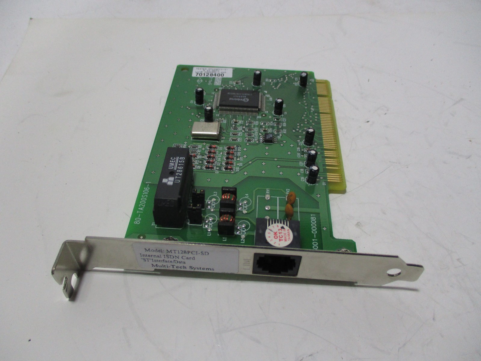 MULTITECH SYSTEMS MT128PCI-SD ST/DATA ISDN MODEM CARD