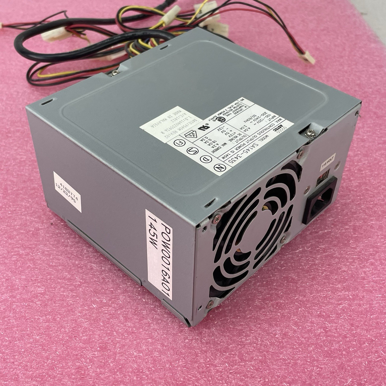 Astec Model SA145-3435 REV 01 145W Power Supply