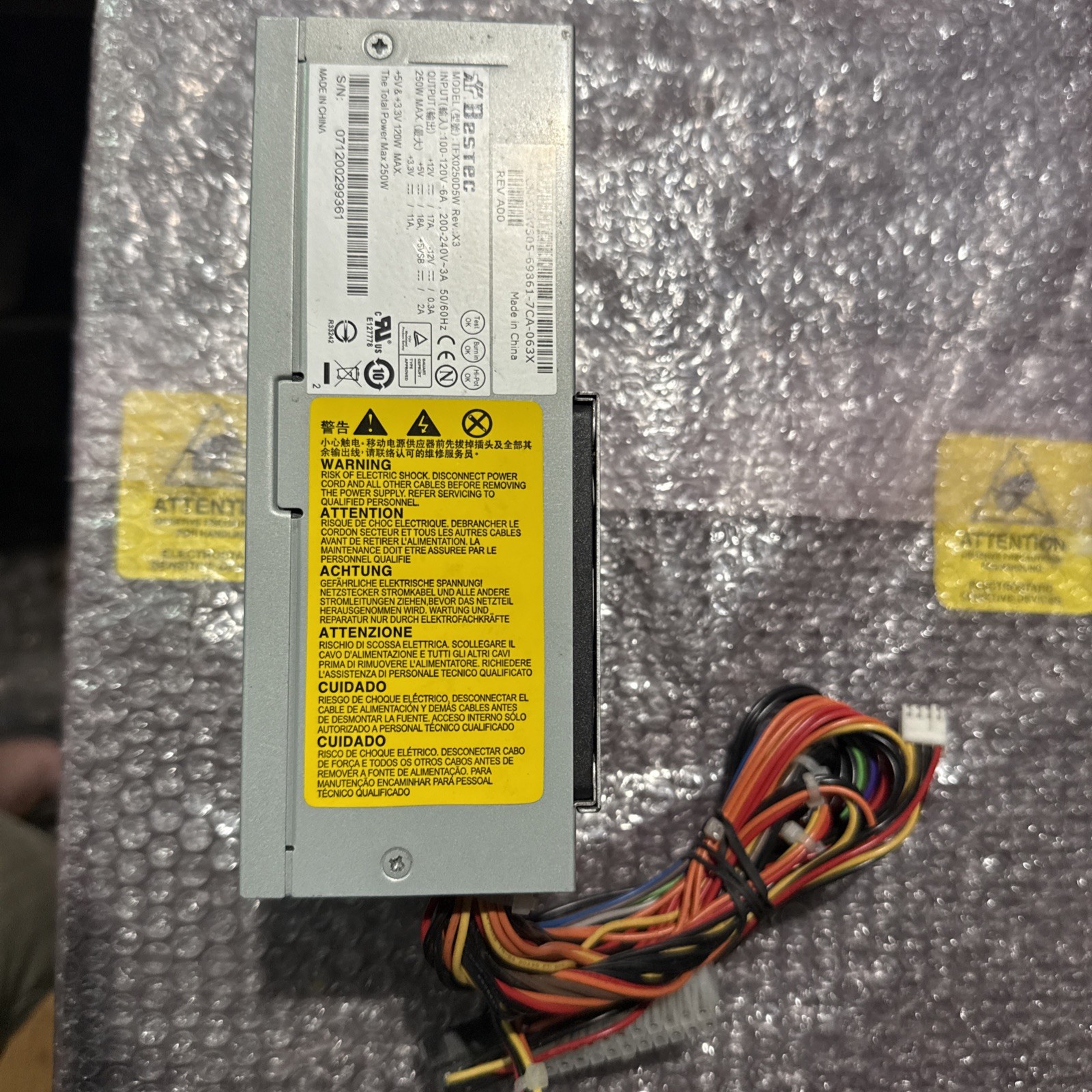 PC Power Supply Upgrade for Bestec TFX0250D5W REV X3 Slimline SFF Computer