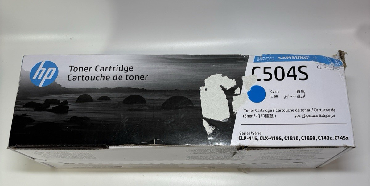 HP Samsung Cyan Toner Cartridge CLT-C504S for CLP-415 CLX-4195 C1810 C1860 C140x