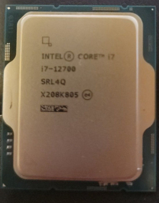 Intel Core i7-12700 12 Core X208K805 LGA 1700 AS IS