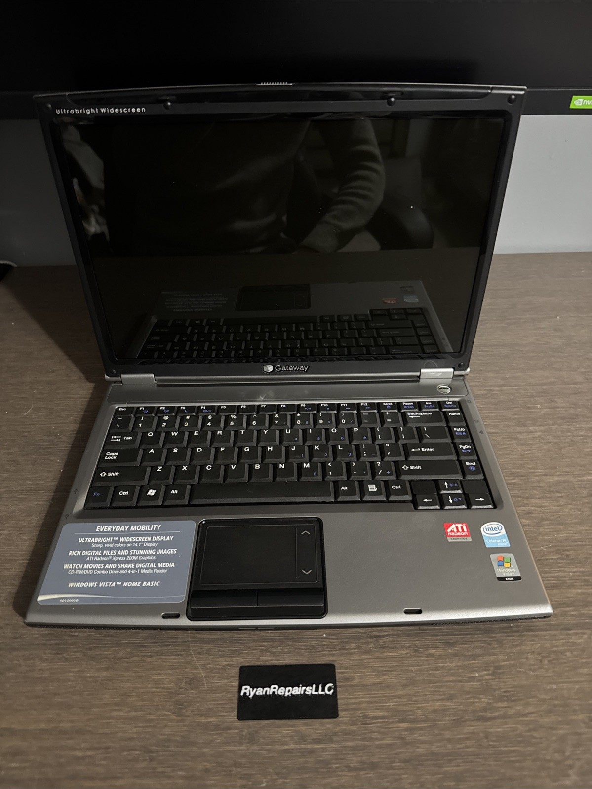 GATEWAY W340UI UNTESTED VINTAGE laptop FOR PARTS READ